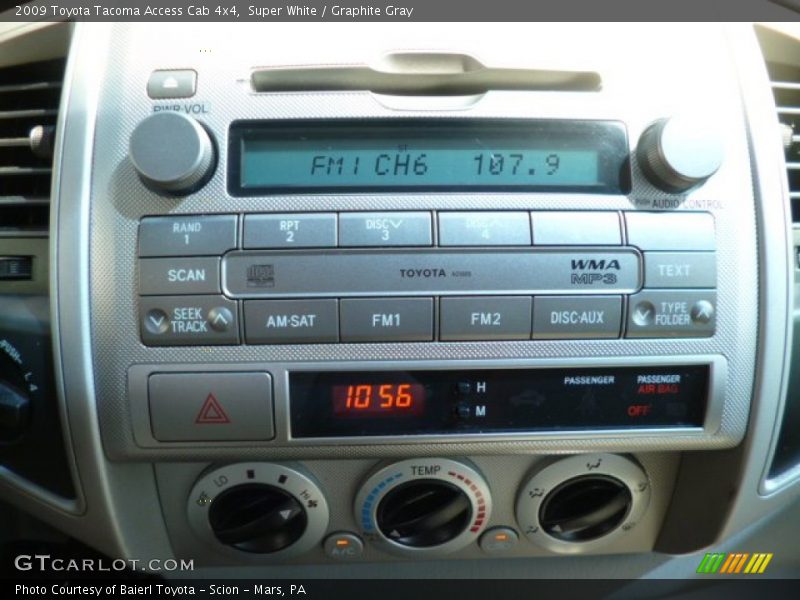 Super White / Graphite Gray 2009 Toyota Tacoma Access Cab 4x4