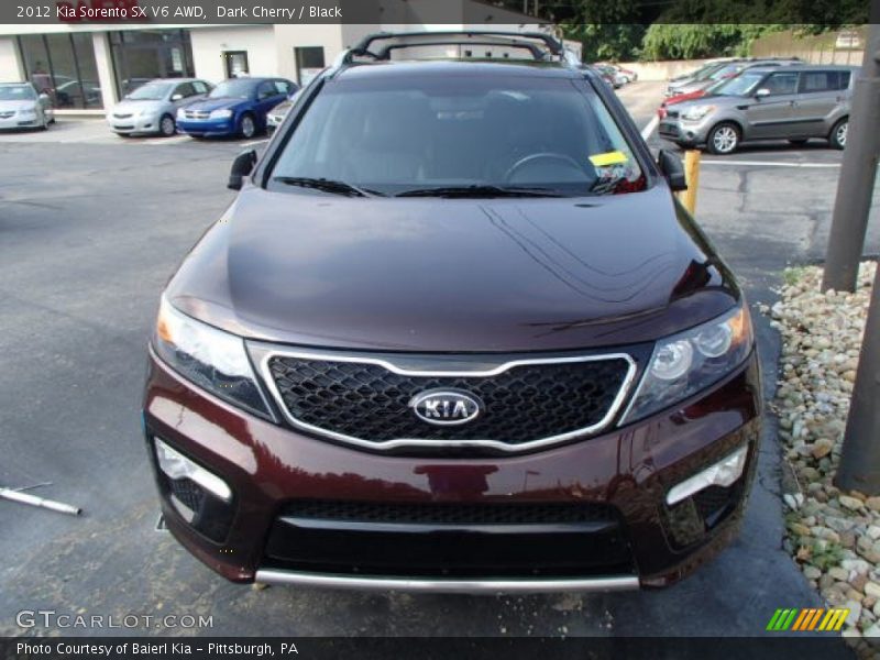 Dark Cherry / Black 2012 Kia Sorento SX V6 AWD