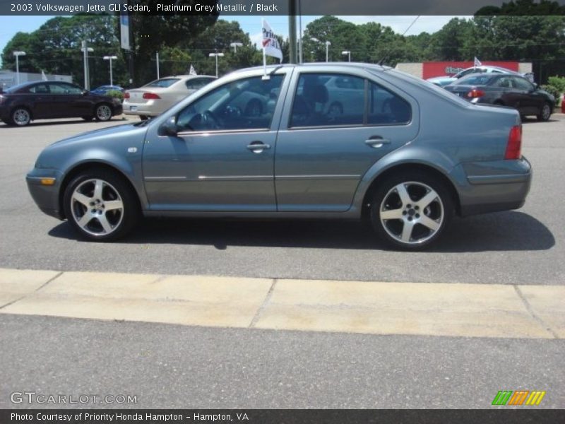 Platinum Grey Metallic / Black 2003 Volkswagen Jetta GLI Sedan