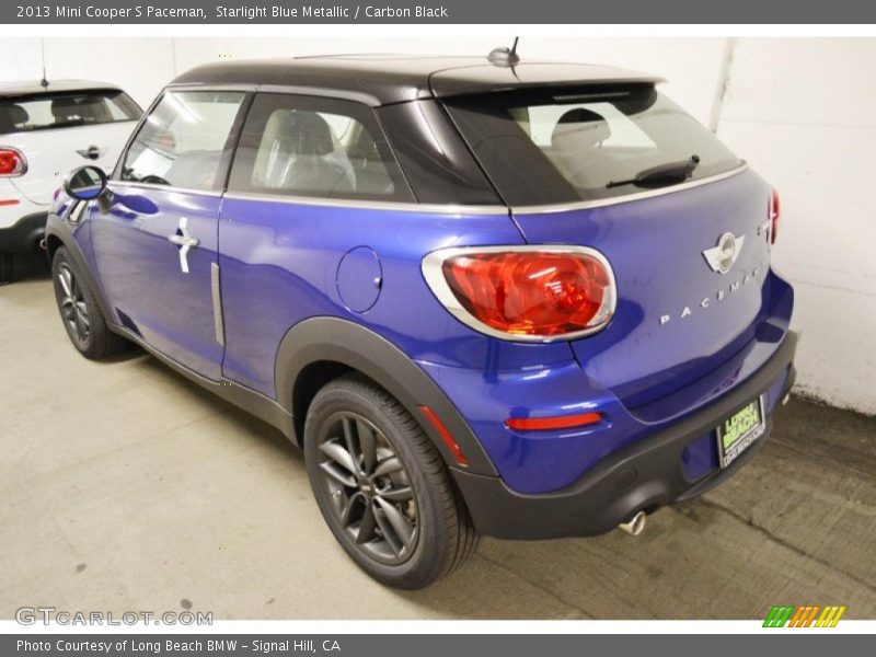 Starlight Blue Metallic / Carbon Black 2013 Mini Cooper S Paceman