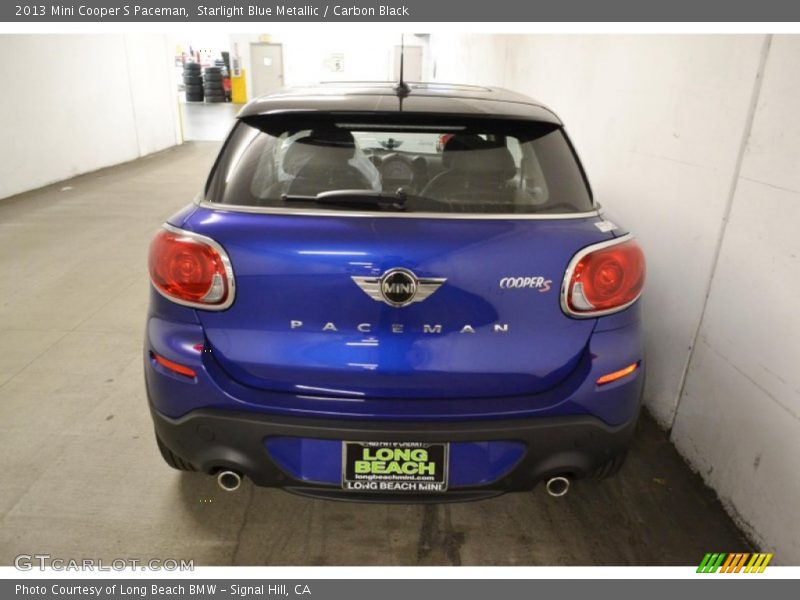 Starlight Blue Metallic / Carbon Black 2013 Mini Cooper S Paceman