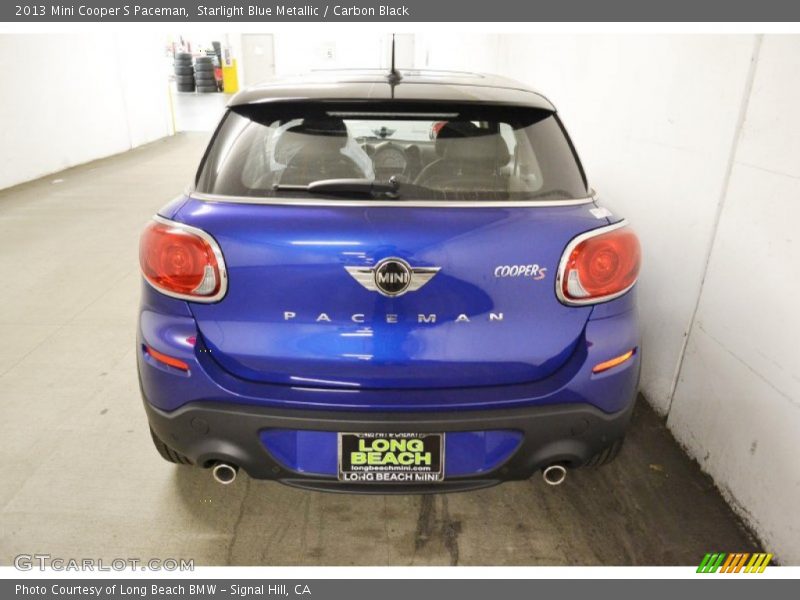 Starlight Blue Metallic / Carbon Black 2013 Mini Cooper S Paceman