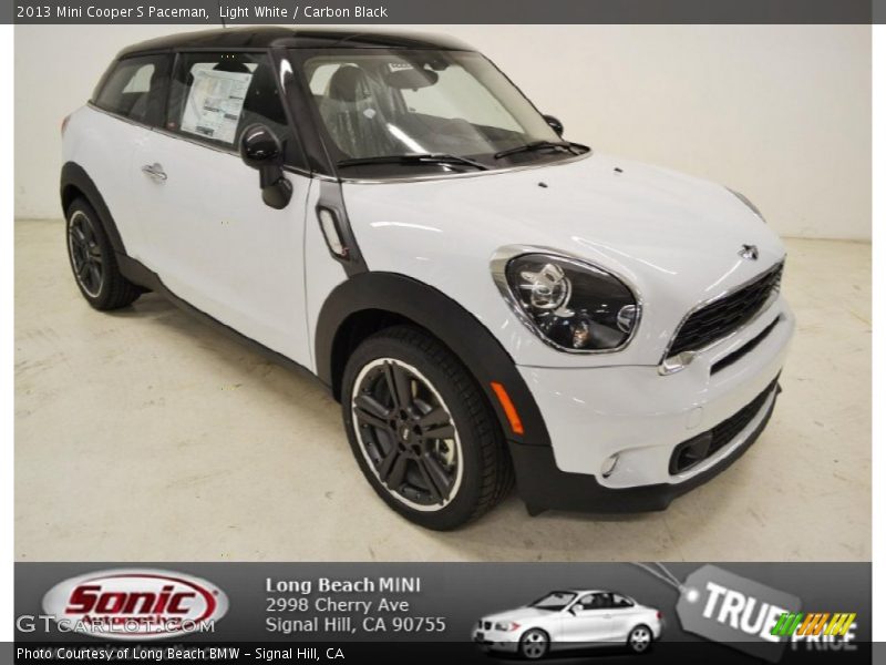 Light White / Carbon Black 2013 Mini Cooper S Paceman