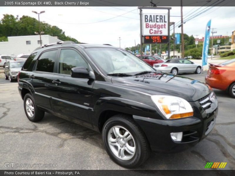 Black Cherry / Beige 2005 Kia Sportage EX 4WD