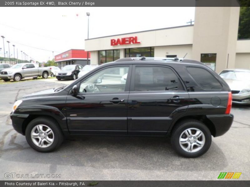 Black Cherry / Beige 2005 Kia Sportage EX 4WD