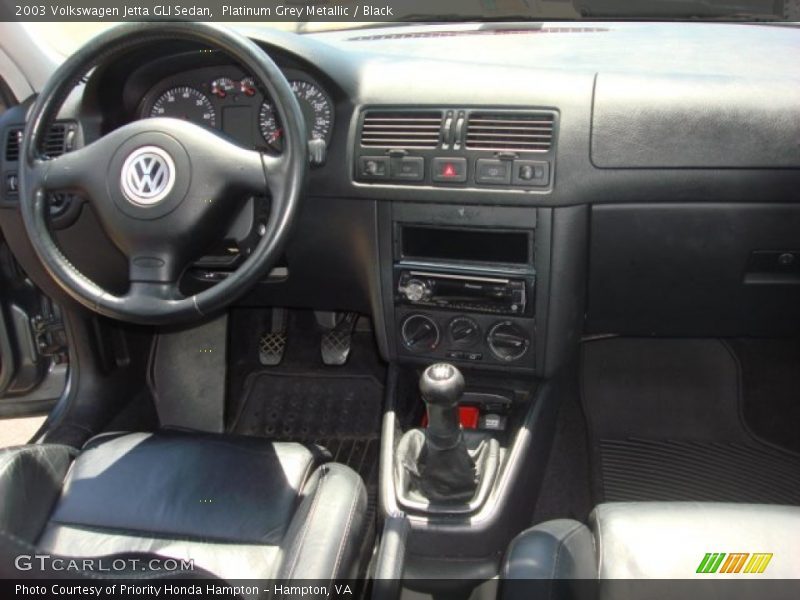 Platinum Grey Metallic / Black 2003 Volkswagen Jetta GLI Sedan
