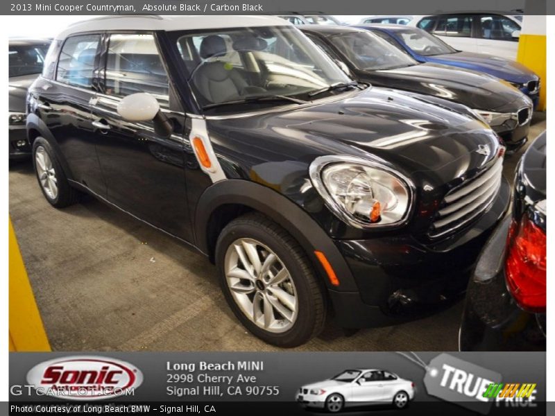 Absolute Black / Carbon Black 2013 Mini Cooper Countryman