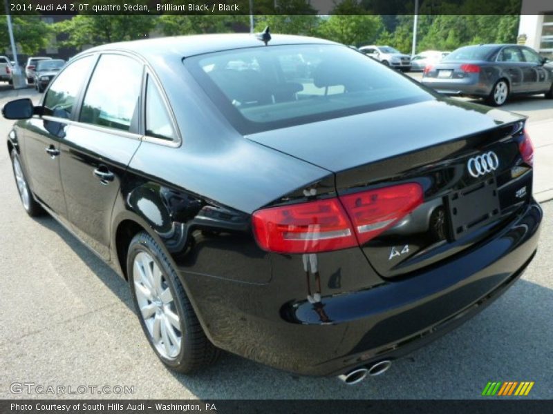 Brilliant Black / Black 2014 Audi A4 2.0T quattro Sedan