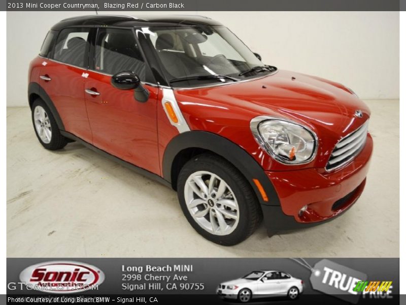 Blazing Red / Carbon Black 2013 Mini Cooper Countryman