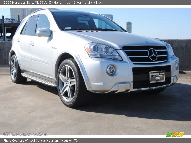 Iridium Silver Metallic / Black 2009 Mercedes-Benz ML 63 AMG 4Matic