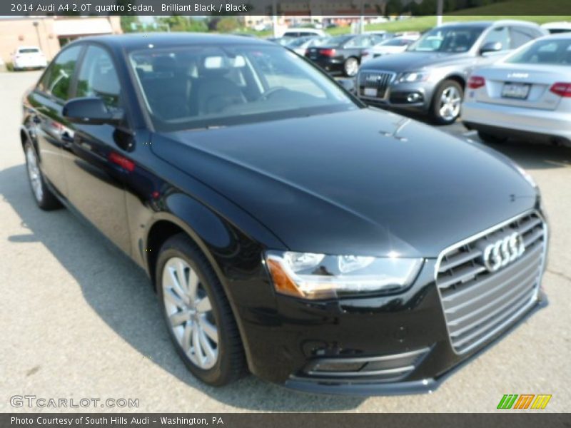 Brilliant Black / Black 2014 Audi A4 2.0T quattro Sedan