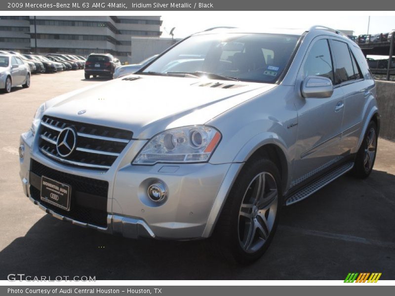 Iridium Silver Metallic / Black 2009 Mercedes-Benz ML 63 AMG 4Matic