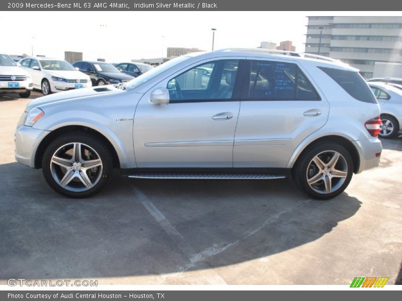 Iridium Silver Metallic / Black 2009 Mercedes-Benz ML 63 AMG 4Matic