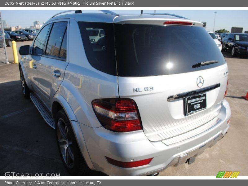 Iridium Silver Metallic / Black 2009 Mercedes-Benz ML 63 AMG 4Matic