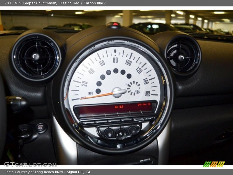 Blazing Red / Carbon Black 2013 Mini Cooper Countryman