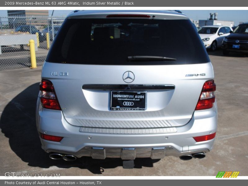 Iridium Silver Metallic / Black 2009 Mercedes-Benz ML 63 AMG 4Matic