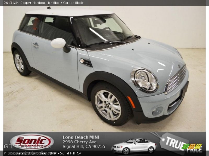 Ice Blue / Carbon Black 2013 Mini Cooper Hardtop