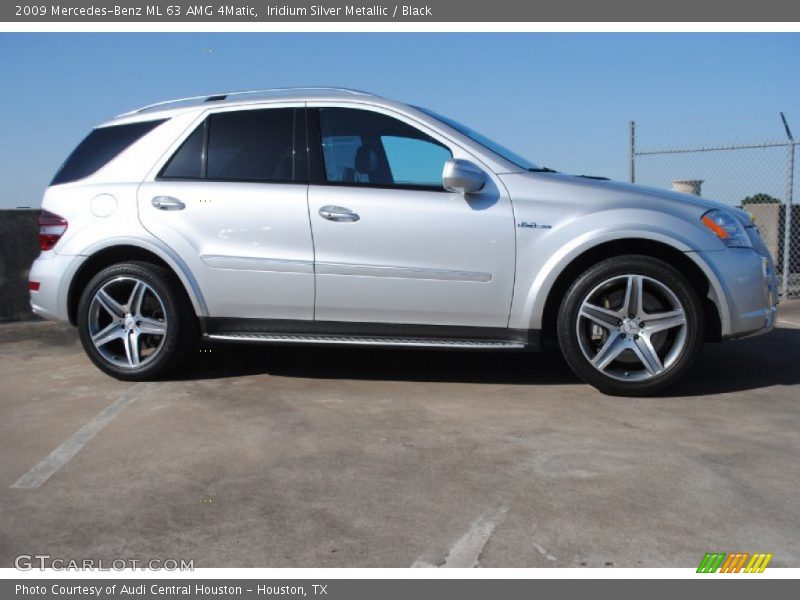 Iridium Silver Metallic / Black 2009 Mercedes-Benz ML 63 AMG 4Matic