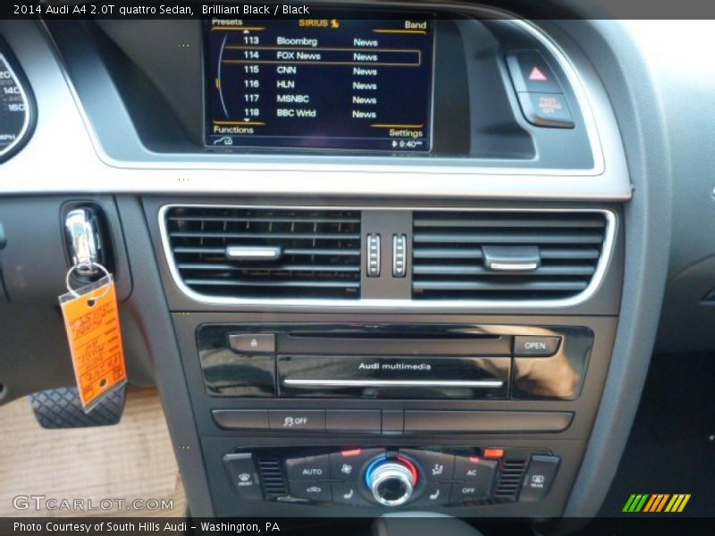 Controls of 2014 A4 2.0T quattro Sedan