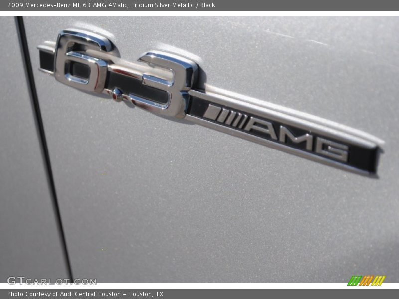 Iridium Silver Metallic / Black 2009 Mercedes-Benz ML 63 AMG 4Matic