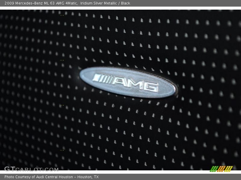 Iridium Silver Metallic / Black 2009 Mercedes-Benz ML 63 AMG 4Matic