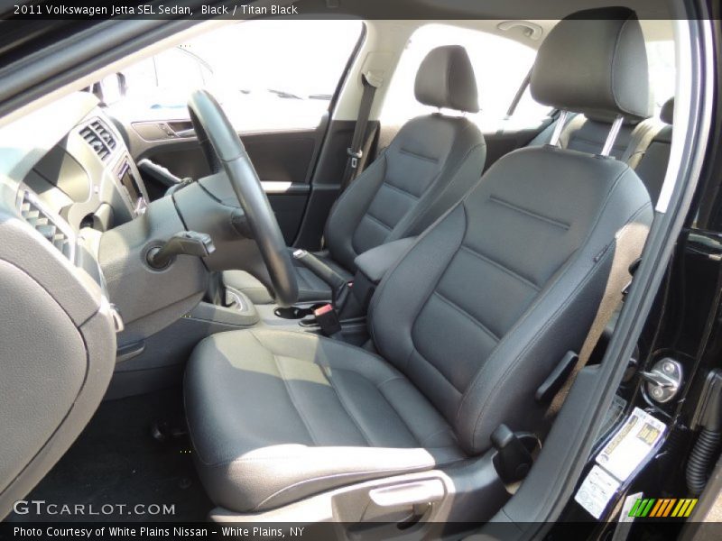 Front Seat of 2011 Jetta SEL Sedan