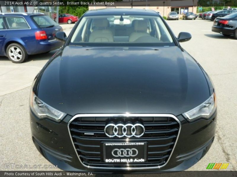 Brilliant Black / Velvet Beige 2014 Audi A6 2.0T quattro Sedan