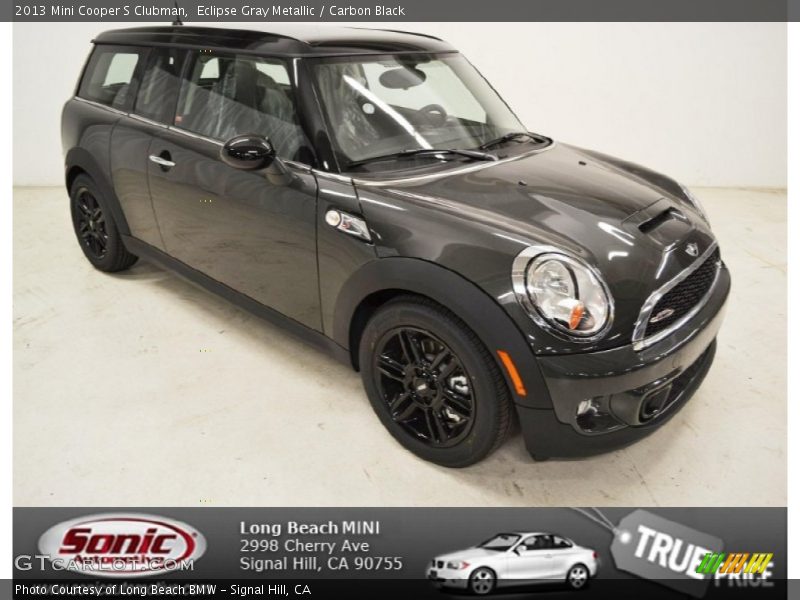 Eclipse Gray Metallic / Carbon Black 2013 Mini Cooper S Clubman