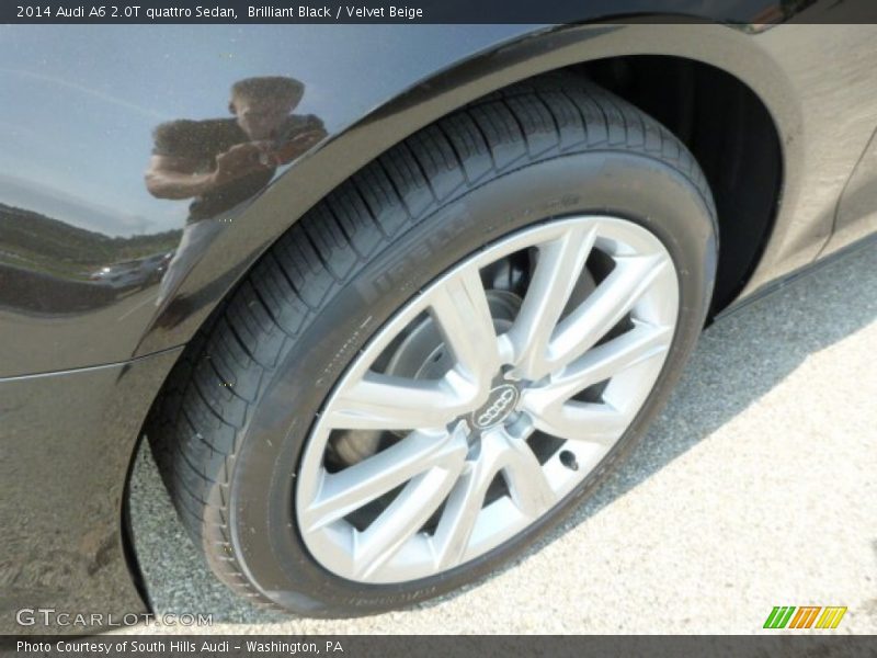 Brilliant Black / Velvet Beige 2014 Audi A6 2.0T quattro Sedan