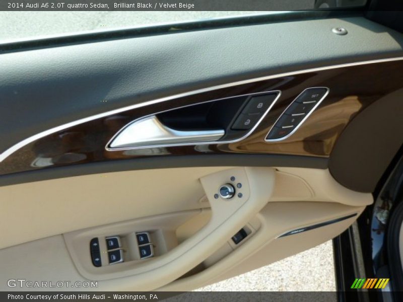 Brilliant Black / Velvet Beige 2014 Audi A6 2.0T quattro Sedan