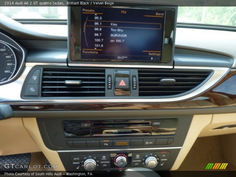 Brilliant Black / Velvet Beige 2014 Audi A6 2.0T quattro Sedan