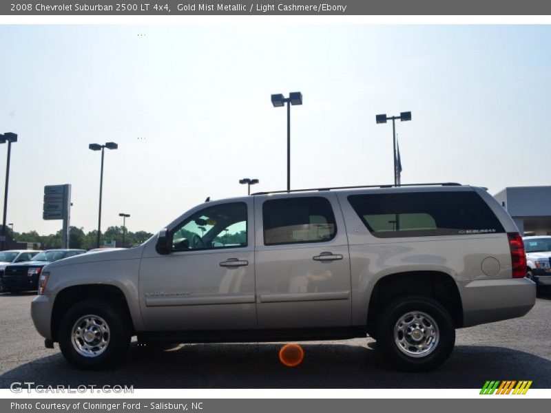 Gold Mist Metallic / Light Cashmere/Ebony 2008 Chevrolet Suburban 2500 LT 4x4