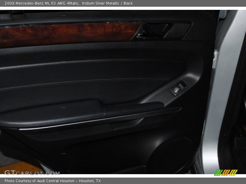 Iridium Silver Metallic / Black 2009 Mercedes-Benz ML 63 AMG 4Matic