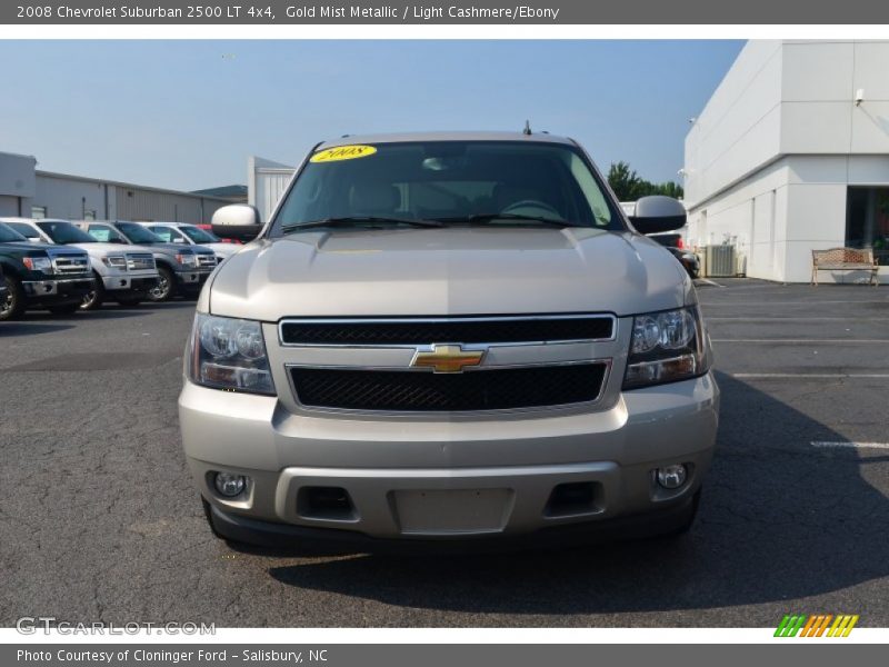 Gold Mist Metallic / Light Cashmere/Ebony 2008 Chevrolet Suburban 2500 LT 4x4