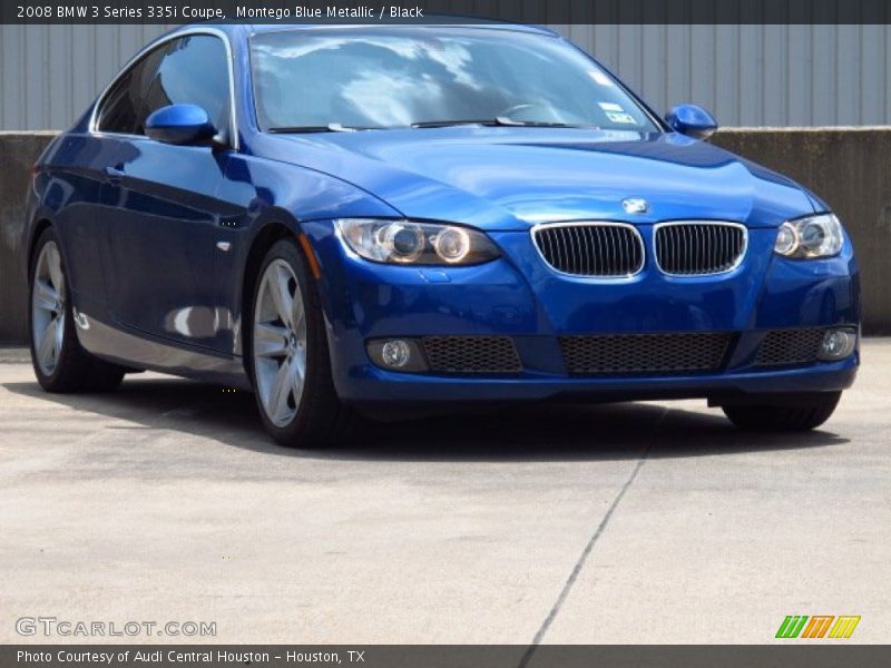 Montego Blue Metallic / Black 2008 BMW 3 Series 335i Coupe