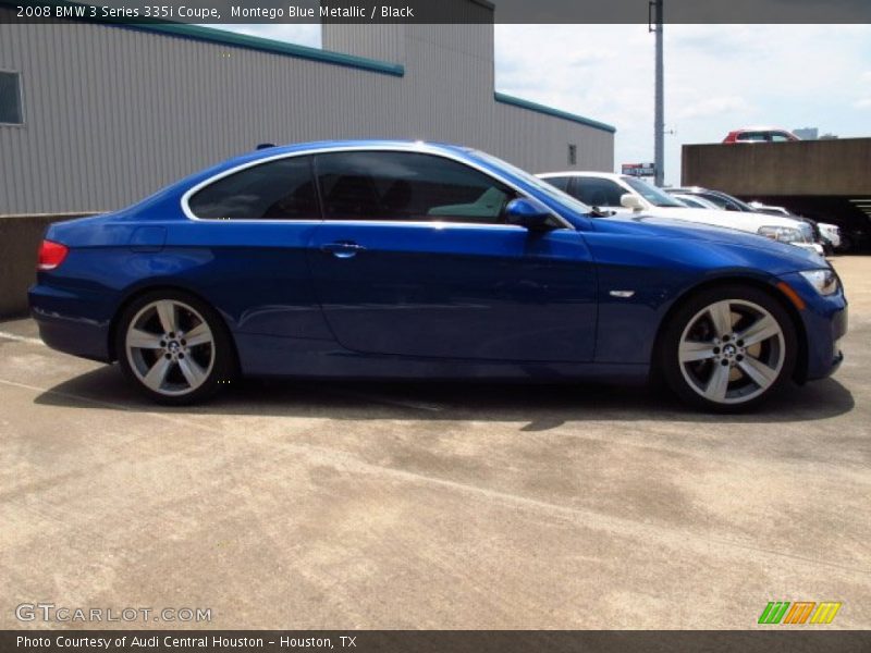 Montego Blue Metallic / Black 2008 BMW 3 Series 335i Coupe