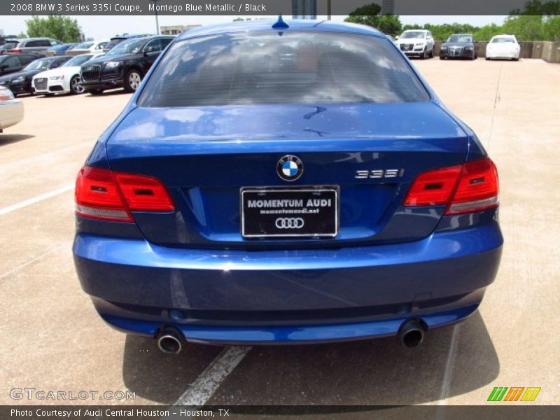 Montego Blue Metallic / Black 2008 BMW 3 Series 335i Coupe
