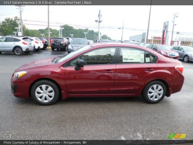 Camellia Red Pearl / Black 2013 Subaru Impreza 2.0i 4 Door