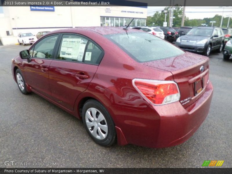 Camellia Red Pearl / Black 2013 Subaru Impreza 2.0i 4 Door