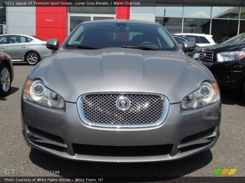 Lunar Grey Metallic / Warm Charcoal 2011 Jaguar XF Premium Sport Sedan