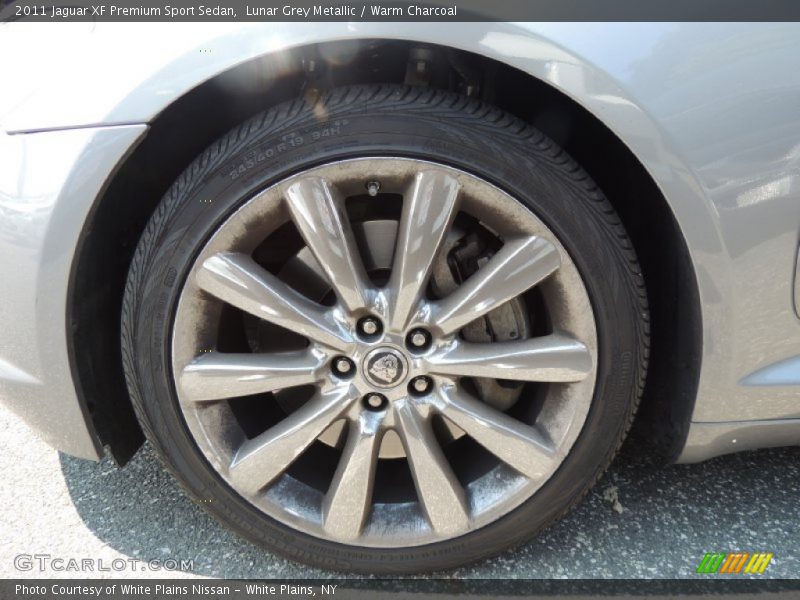 Lunar Grey Metallic / Warm Charcoal 2011 Jaguar XF Premium Sport Sedan