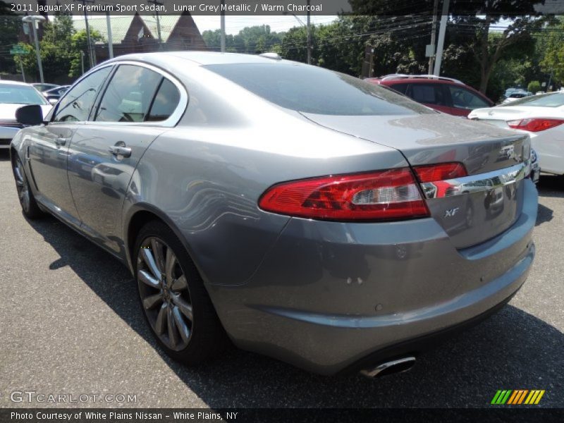 Lunar Grey Metallic / Warm Charcoal 2011 Jaguar XF Premium Sport Sedan