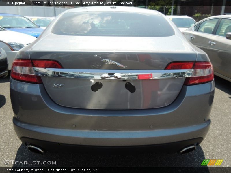 Lunar Grey Metallic / Warm Charcoal 2011 Jaguar XF Premium Sport Sedan