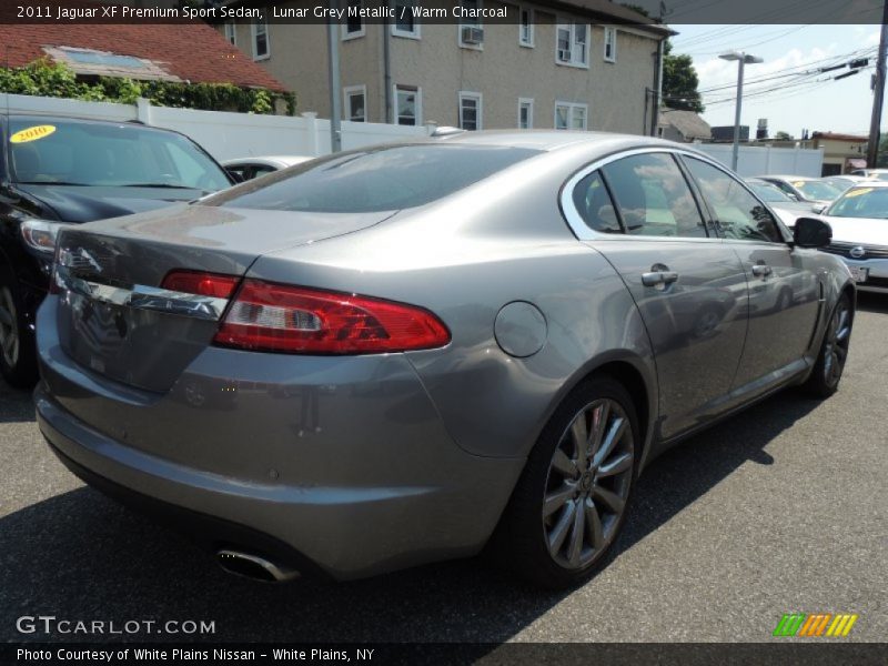 Lunar Grey Metallic / Warm Charcoal 2011 Jaguar XF Premium Sport Sedan