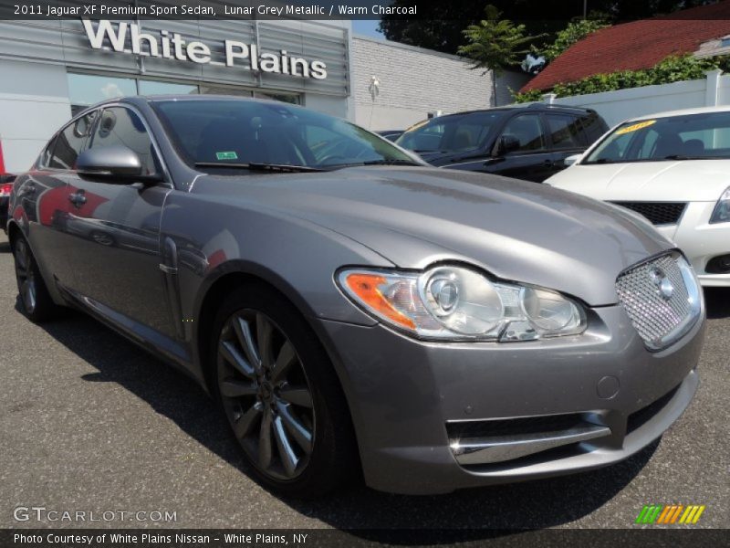 Lunar Grey Metallic / Warm Charcoal 2011 Jaguar XF Premium Sport Sedan