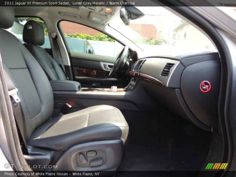Lunar Grey Metallic / Warm Charcoal 2011 Jaguar XF Premium Sport Sedan
