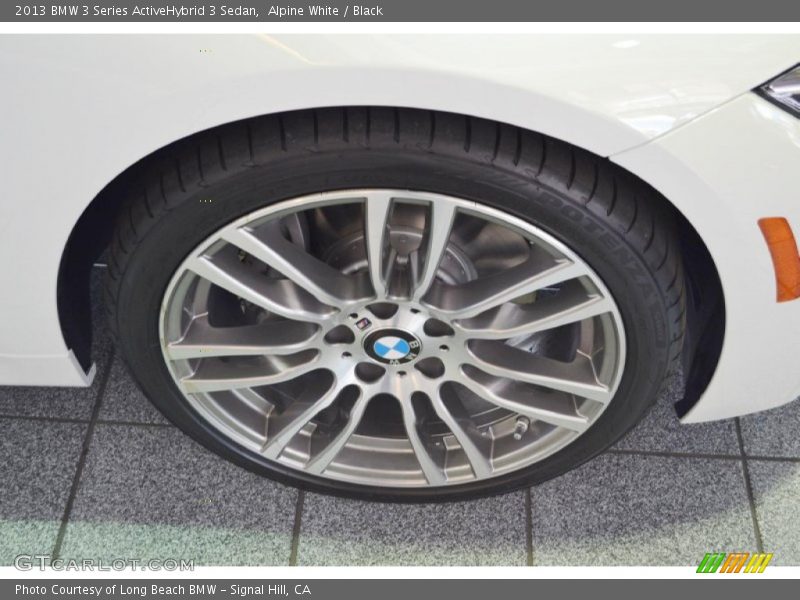 Alpine White / Black 2013 BMW 3 Series ActiveHybrid 3 Sedan