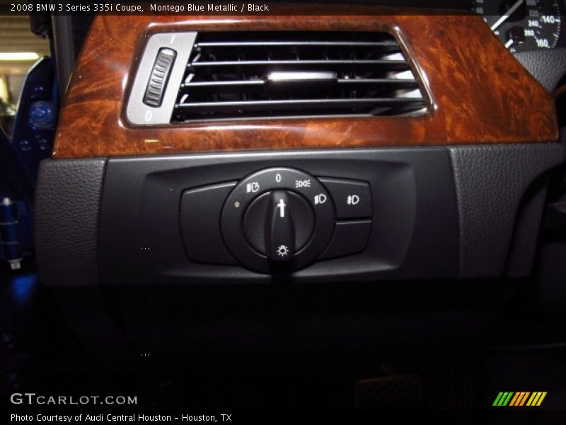 Montego Blue Metallic / Black 2008 BMW 3 Series 335i Coupe