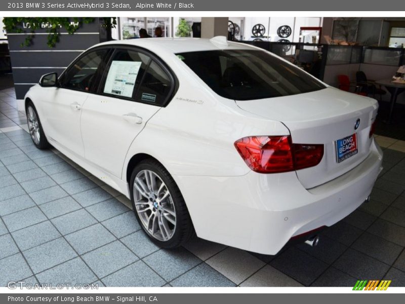 Alpine White / Black 2013 BMW 3 Series ActiveHybrid 3 Sedan