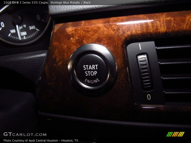 Montego Blue Metallic / Black 2008 BMW 3 Series 335i Coupe